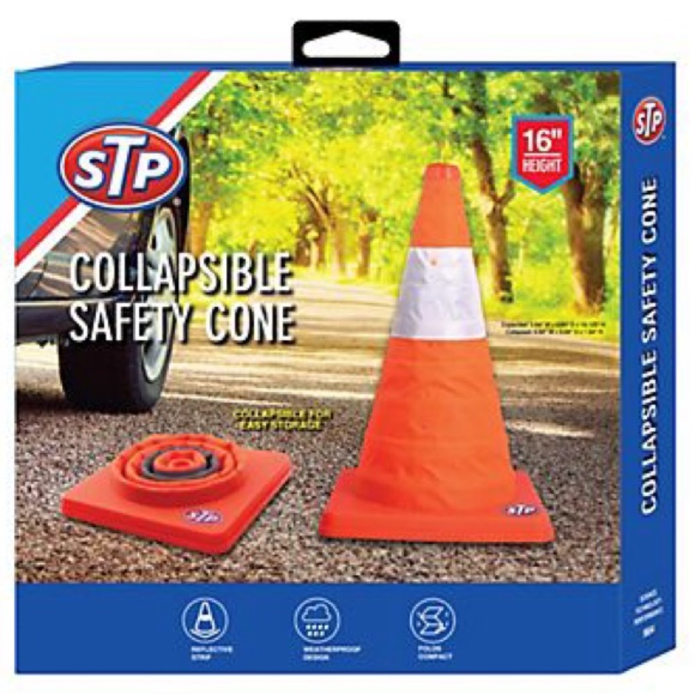 Pop-Up Safety Cone: High-Visibility